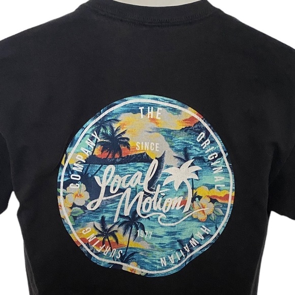 LOCAL MOTION “The Original Hawaiian Surfing Co” Tee Shirt Men S Small - Picture 4 of 6
